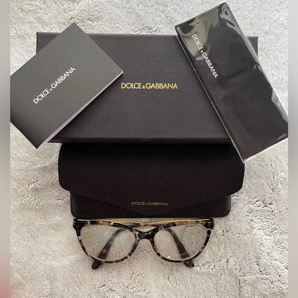 Dolce & Gabbana Eyeglasses DG3258 Black/Gold